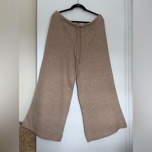 [SOLD] Aerie Waffle Knit Pants in Camel Tan Size XL